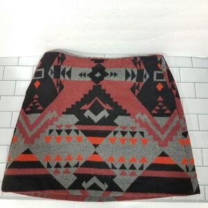 Gap Aztec Skirt Size 4 NWT w pockets